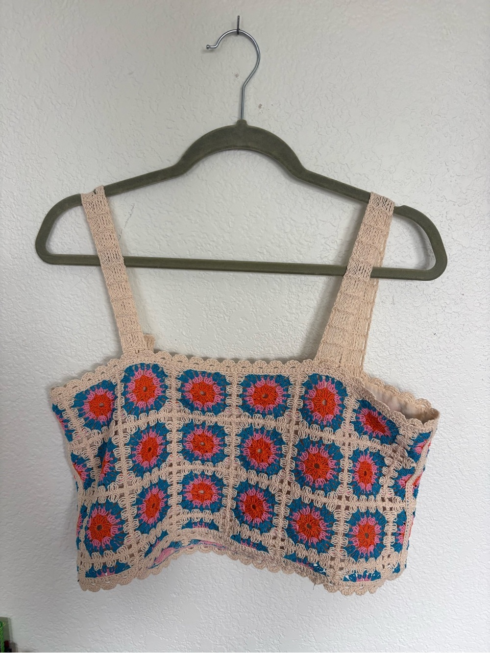 NWT Sezane Salsa Crochet Top - M